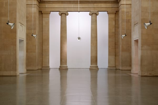 Tate Britain installation image with Susan Philipsz speakers