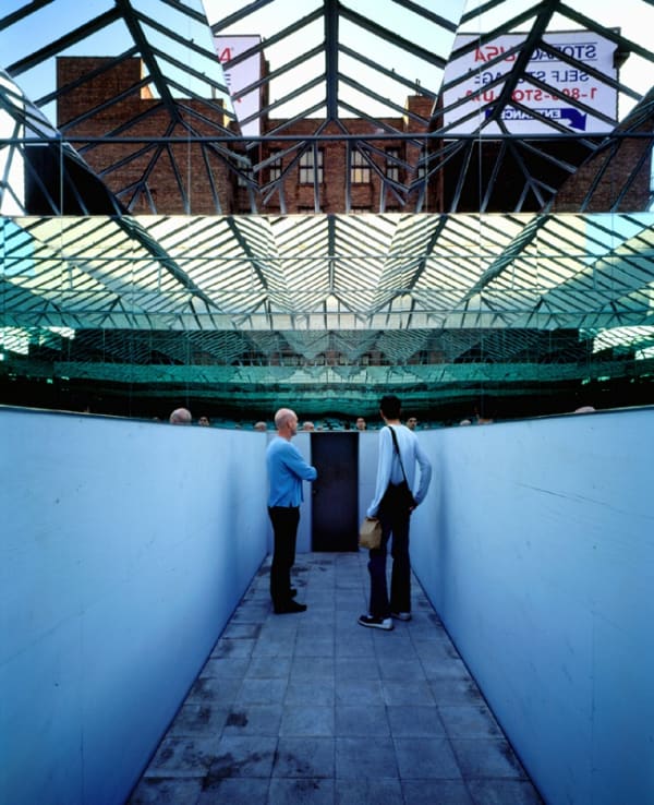 installation view of Eliasson no ceiling