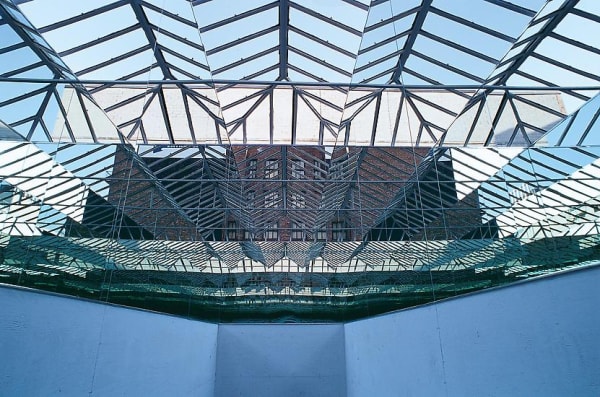 installation view of Eliasson no ceiling