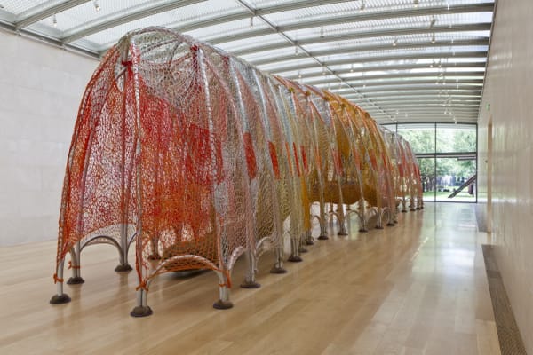 Ernesto Neto crochet structure