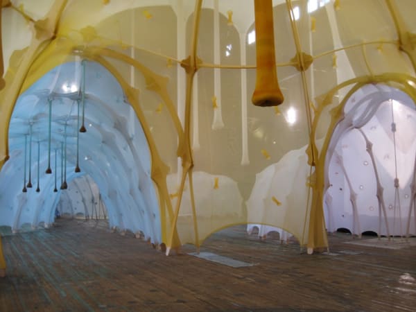 inside the fabric structure