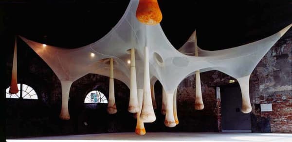 Ernesto Neto hanging spices