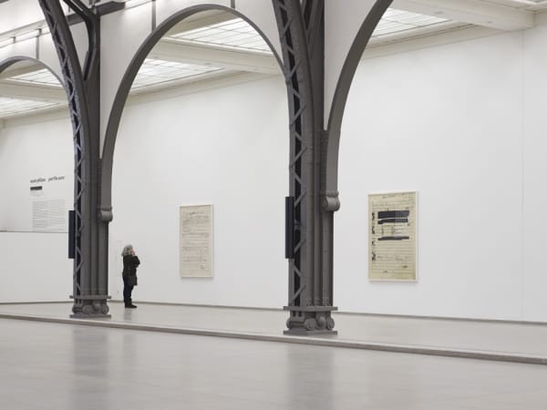 Susan philipsz installation with part file score photographs