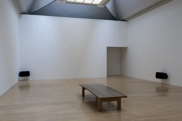 Installation at Tate with two speakers