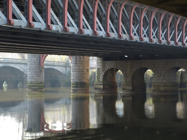 under bridge sound installation in glasgow
