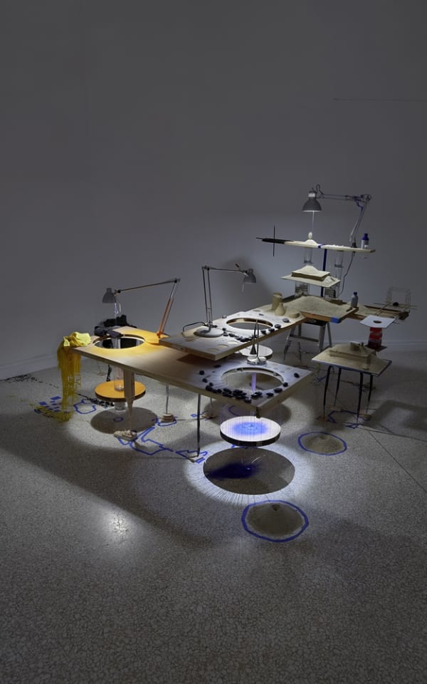 Image of Sze installation, eclipse