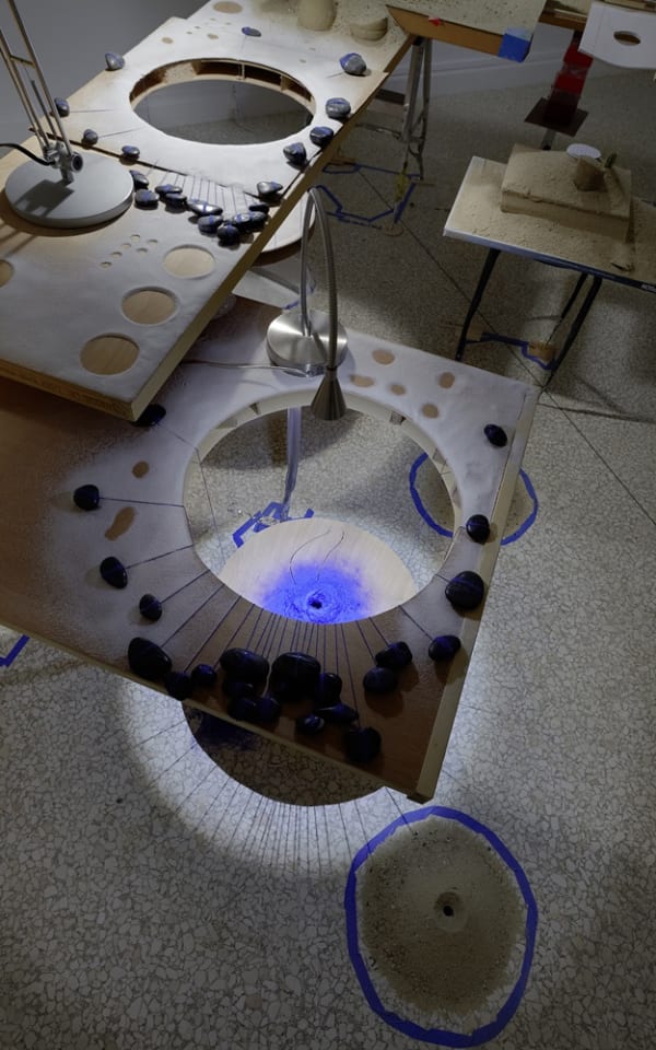 Image of Sze installation, eclipse