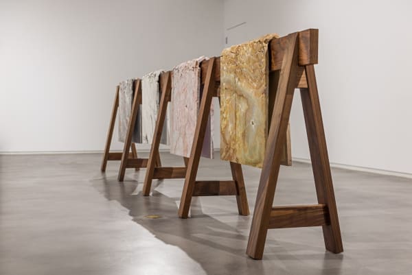 Image of draped marble sculpture