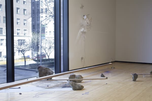 Image of objects and rock sculpture