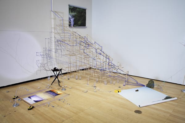 Image of a sculpture made of multiple objects