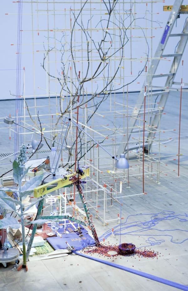 Image of a sculpture made of multiple objects