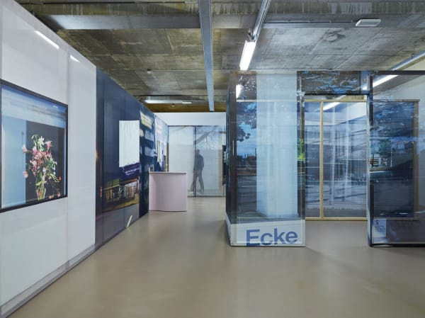 Image of installation image of Sabine Hornig structure with transparent panels