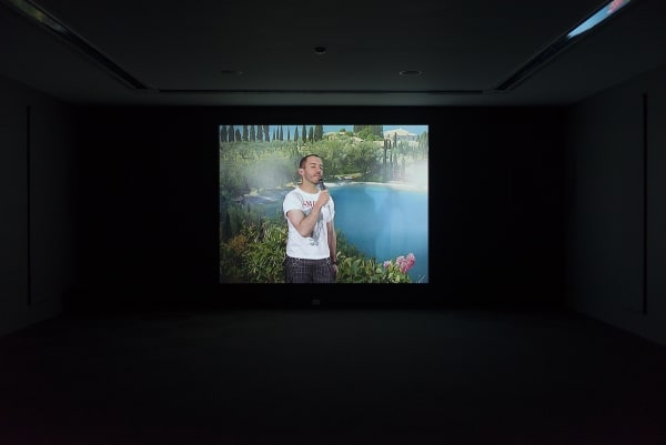 Image of Phil Collins video installation at MCA Chicago