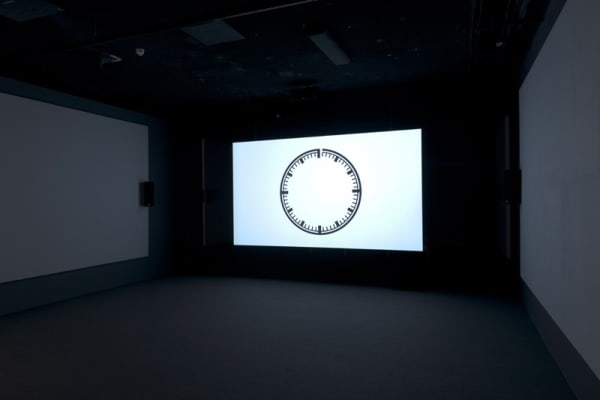 Image of a Phil Collins video projection