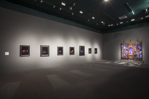 Image of Matt Collishaw photographs and sculptural relief