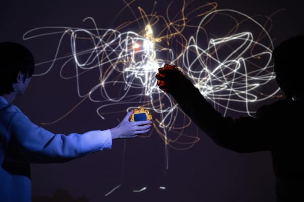 image of eliasson, dark room installation