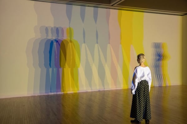 image of eliasson, shadow room installation