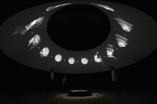 image of eliasson, dark room installation