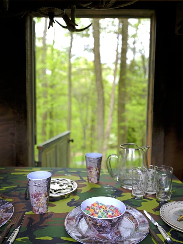 Image of Mark Dion follies at Storm King, inside