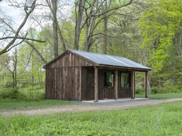 Image of Mark Dion follies at Storm King