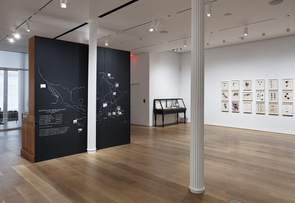 Image of installation at The Drawing Center