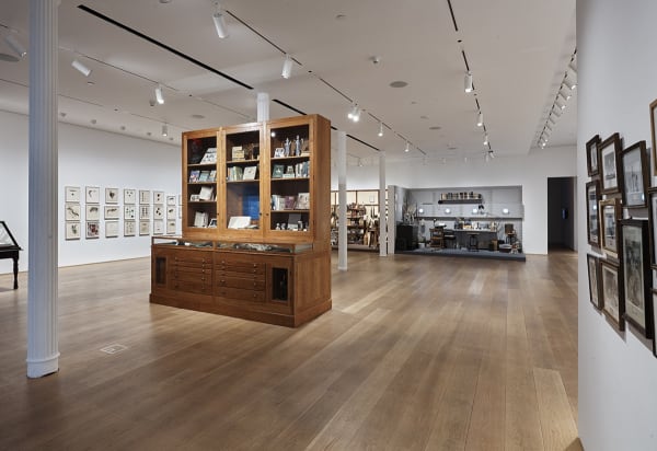 Image of large cabinet in exhibition space