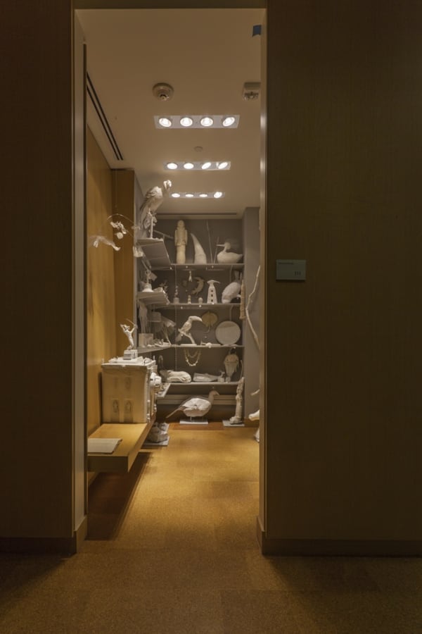 image of an office re-created by Mark Dion