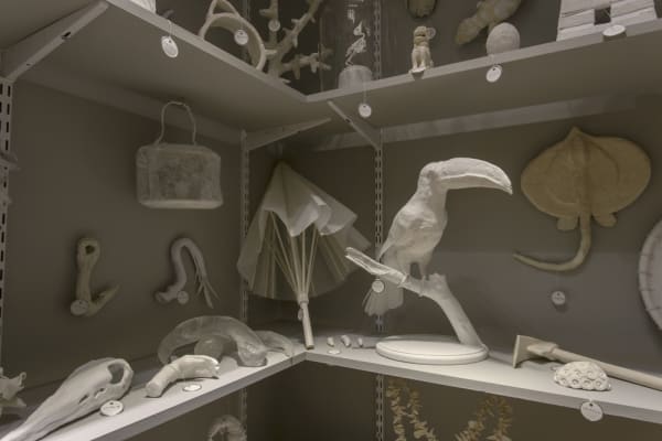 image of an office re-created by Mark Dion