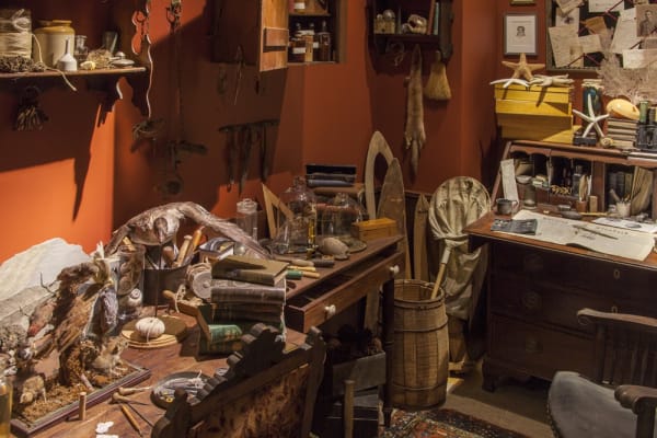 image of an office re-created by Mark Dion