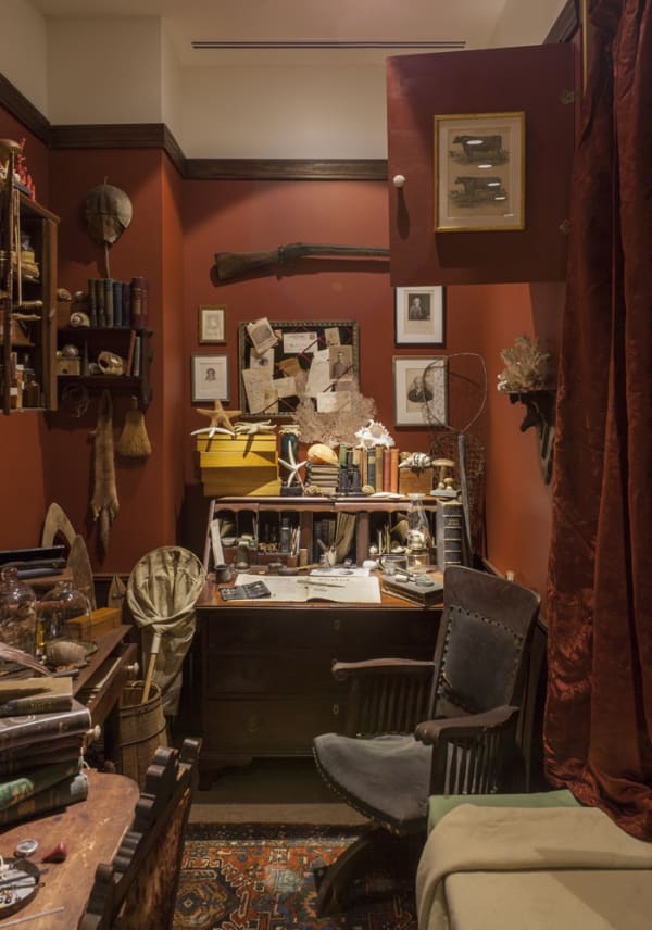 image of an office re-created by Mark Dion