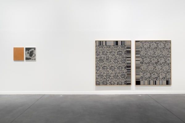 Image of Lisa Oppenheim photographs jacquard weave