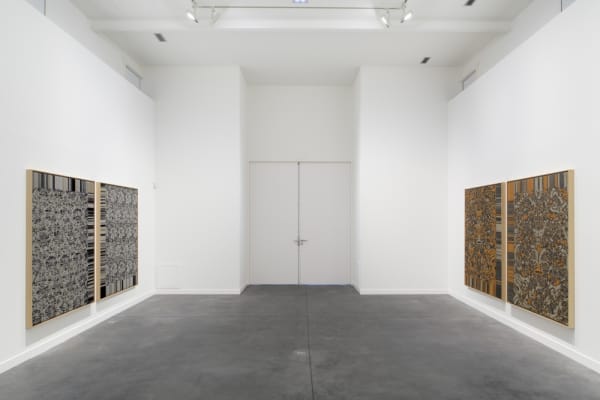 Image of Lisa Oppenheim photographs jacquard weave