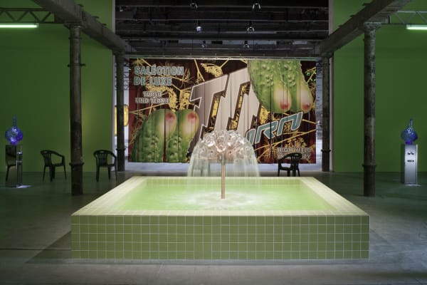 Installation image of Slavs and Tatars installation at Venice