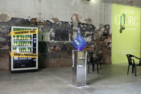Installation image of Slavs and Tatars installation at Venice