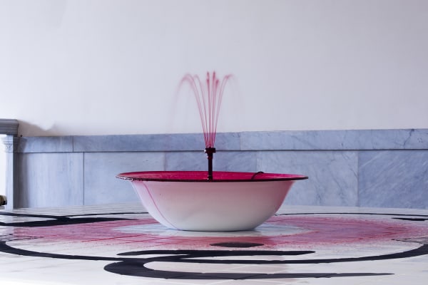Image of Slavs and Tatars installation view of fountain