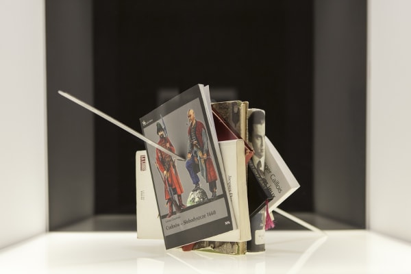 Installation view of Slavs and Tatars at DMA, book kabab