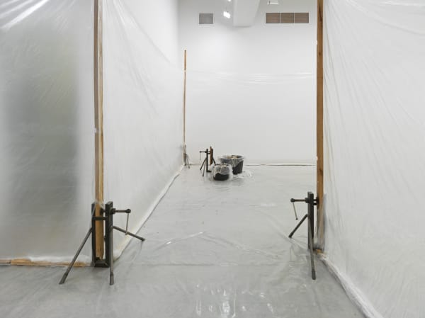 image of Manders sculpture, installation at TBG
