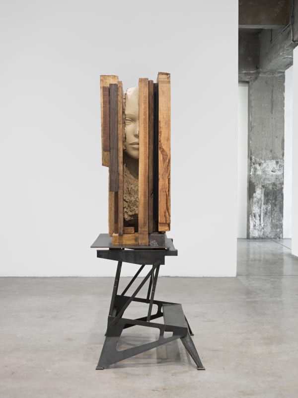image of Manders sculpture, installation at TBG