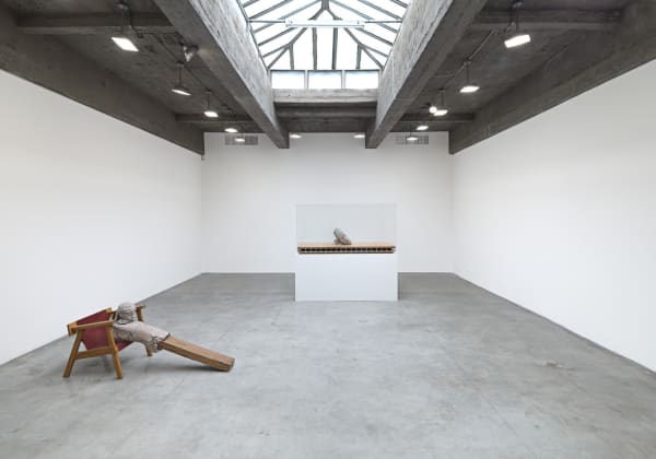 image of Manders sculpture, installation at TBG