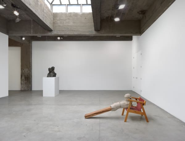 image of Manders sculpture, installation at TBG