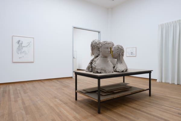 Image of Installation view of Mark Manders exhibition at Bonnefanten Museum