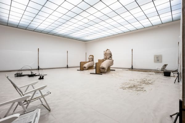 Image of Installation view of Mark Manders exhibition at Bonnefanten Museum