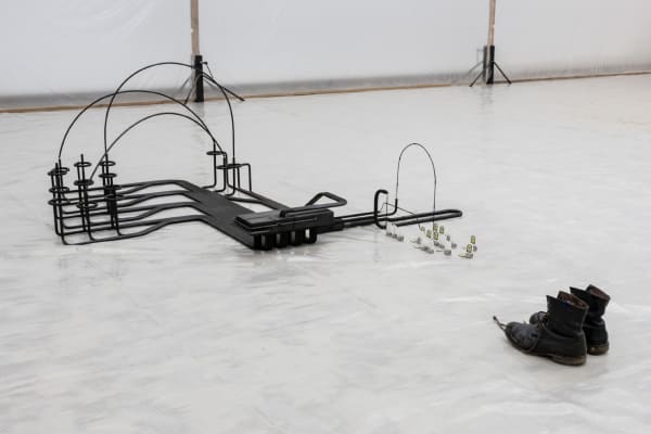 Image of Installation view of Mark Manders exhibition at Bonnefanten Museum