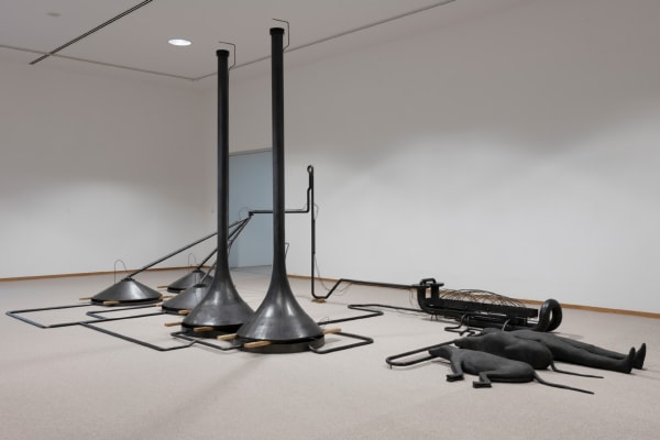 Image of Installation view of Mark Manders exhibition at Bonnefanten Museum