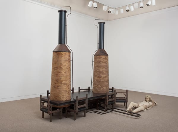 Image of Mark Manders sculpture of factory