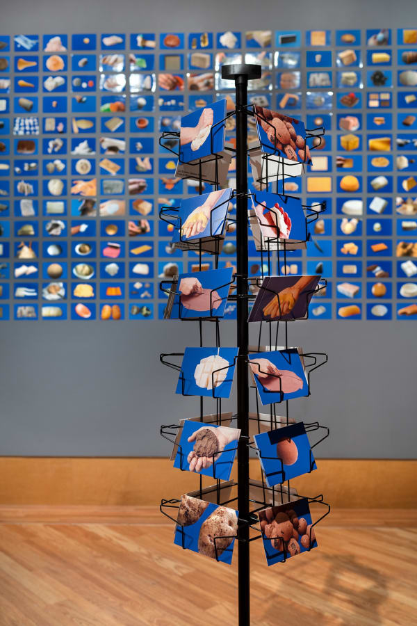 image of Liu Shiyuan installation view, postcard installation