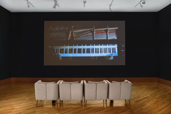 image of Liu Shiyuan installation view, video still