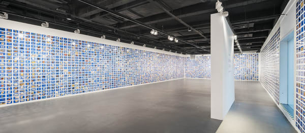 image of Liu Shiyuan postcard installation, images of 'clay'