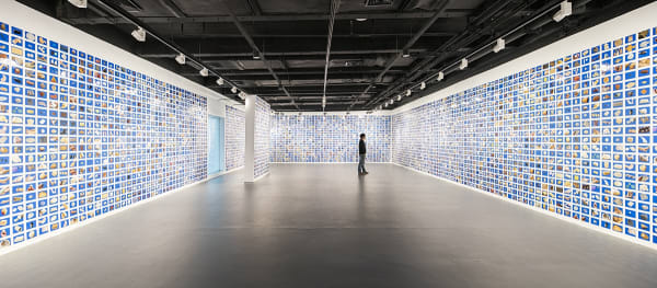 image of Liu Shiyuan postcard installation, images of 'clay'