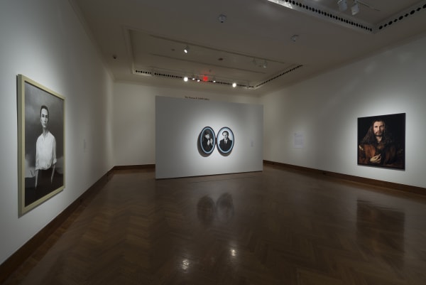 Image of Wearing installation, photograph of me as duchamp
